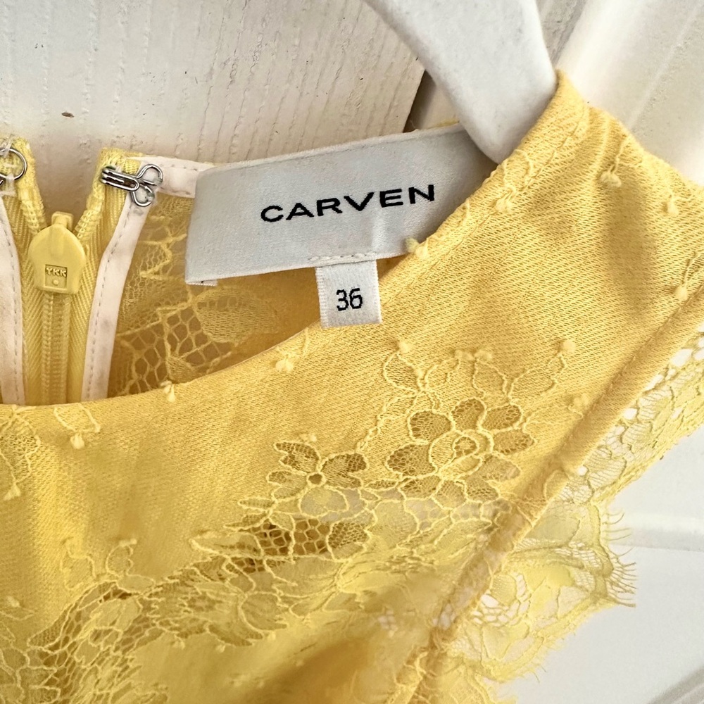 Carven Sunlit Lace Top View 2